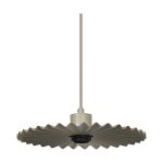 Ledvance Decor Plisse Pendant Steel Beige | Suitable for E27