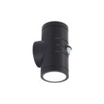 Ansell Wall Light Reef Black Up & Down - Outdoor - 10W 885lm 90D - 830-840-860 CCT | IP65 -Motion and Light Sensor
