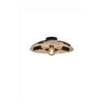 Good&Mojo Ceiling Light Andros Black/Natural | Suitable for 1x E27 