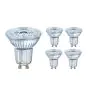 Osram Parathom LED GU10 Spot Clear 4.5W 350lm - 927 Extra Warm White | Dimmable - Best Colour Rendering - Set of 5  - Replaces 50W