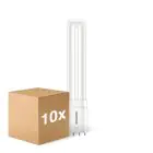 Multipack 10x Philips Corepro PL-L LED 8W 960lm - 830 Warm White | 4-Pin - Replaces 18W