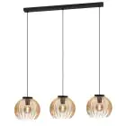 Eglo Pendant Venezuela Black, Gold | Suitable for 3x E27